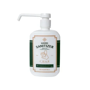 CHAR Hand Sanitizer (สเปรย์แอลกอฮอล์ กลิ่นดอกไม้) Alcohol 75% (500 ml.) กลิ่นชาเขียว