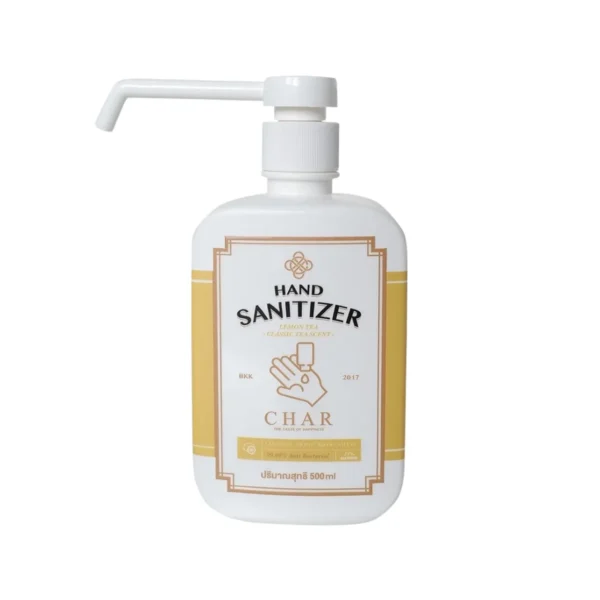CHAR Hand Sanitizer (สเปรย์แอลกอฮอล์ กลิ่นดอกไม้) Alcohol 75% (500 ml.) กลิ่นชามะนาว