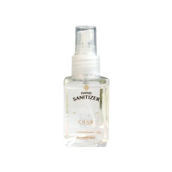 CHAR Hand Sanitizer Alcohol 75% ( ขนาด 50 ml. ) กลิ่นดอกโมก