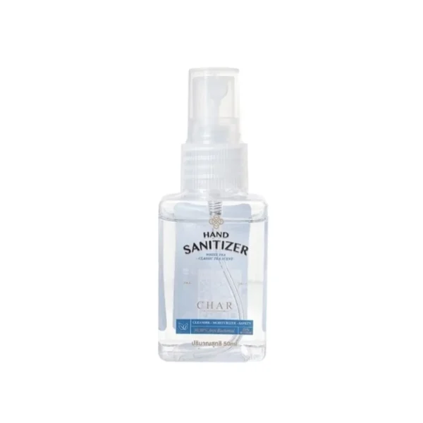 CHAR Hand Sanitizer Alcohol 75% ( ขนาด 50 ml. ) กลิ่นชาขาว