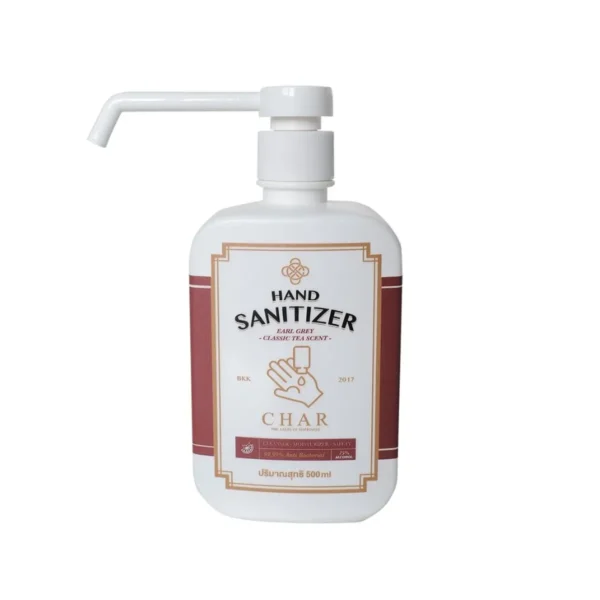 CHAR Hand Sanitizer (สเปรย์แอลกอฮอล์ กลิ่นดอกไม้) Alcohol 75% (500 ml.) กลิ่นชาเอิร์ลเกรย์