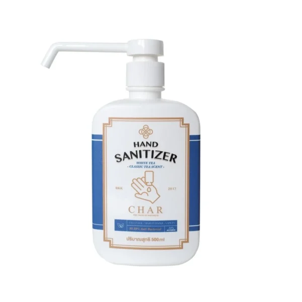 personal-care-1343 CHAR Hand Sanitizer (สเปรย์แอลกอฮอล์ กลิ่นดอกไม้) Alcohol 75% (500 ml.) กลิ่นชาขาว