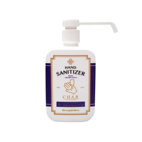 personal-care-1353 CHAR Hand Sanitizer (สเปรย์แอลกอฮอล์ กลิ่นดอกไม้) Alcohol 75% (500 ml.) กลิ่นดอกกล้วยไม้