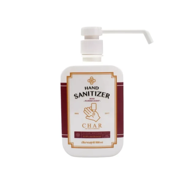 personal-care-1354 CHAR Hand Sanitizer (สเปรย์แอลกอฮอล์ กลิ่นดอกไม้) Alcohol 75% (500 ml.) กลิ่นดอกกุหลาบ