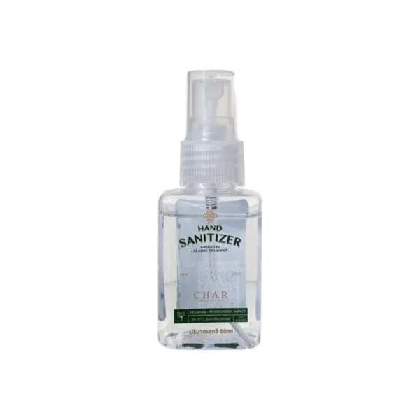CHAR Hand Sanitizer Alcohol 75% ( ขนาด 50 ml. ) กลิ่นชาเขียว
