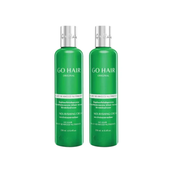 GO HAIR Silky Seaweed Nutrients อาหารผมสาหร่าย 250ml X2