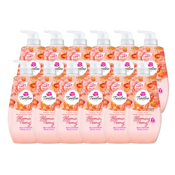 ทเวล์ฟ พลัส ครีมอาบน้ํา Peony 400ml x12