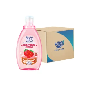 personal-care-1417 เบบี้มายด์ สตรอเบอร์รี่ ครัช เฮด & บอดี้ บาธ 180 มล. x24