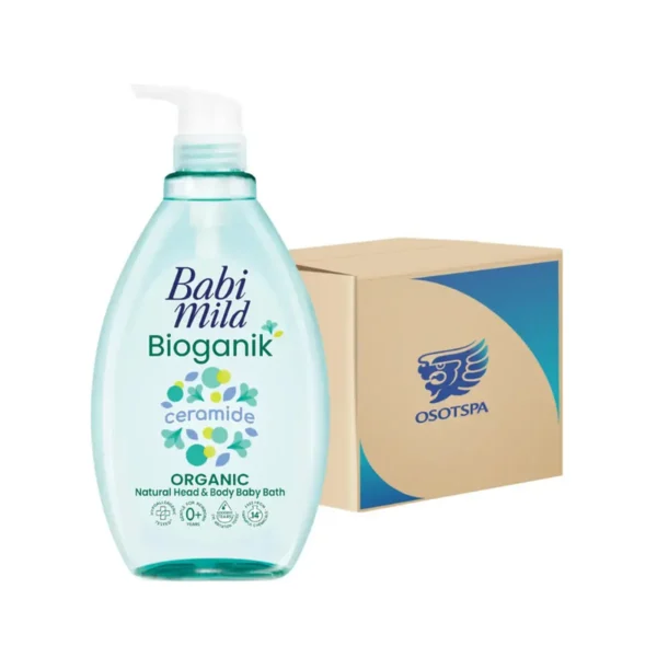 เบบี้มายด์ สบู่เหลวอาบน้ํา (เจล) Bioganik (ไบโอแกนิก) 800ml x12