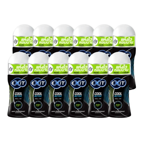เอ็กซิท แป้งหอมเย็น Cool Active 270G x12