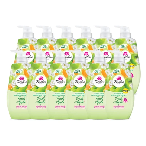 personal-care-1437 ทเวล์ฟ พลัส ครีมอาบน้ํา Apple 400ml x12