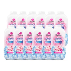personal-care-1441 ทเวล์ฟ พลัส แป้งหอมเย็น (แพ็ค 2) Cooling Pink (ลําไย) 270G x12