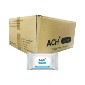 personal-care-1442 ACH All Wipe ทิชชู่เปียกแอลกอฮอล์ 75% Alcohol Wipe จํานวน 120 ห่อ