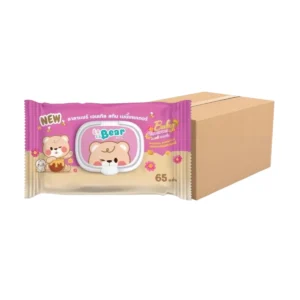 personal-care-1443 LALABEAR - ลาลาแบร์ ยกลัง 6 หิ้ว ทิชชู่เปียก ลาลาแบร์ กลิ่นเบบี้บลอสซั่ม Baby Blossom หอม กลิ่นดอกไม้ จํานวน 65 แผ่น (ยกลัง 6 หิ้ว)