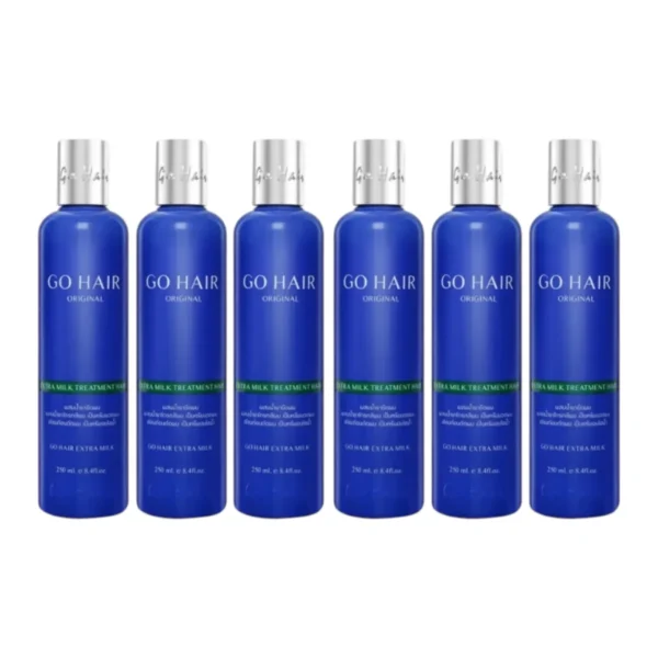 personal-care-1449 GO HAIR Extra Milk Treatment ทรีตเมนต์โปรตีนน้ํานม 250ml X6