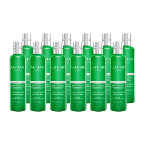 GO HAIR Silky Seaweed Nutrients อาหารผมสาหร่าย 250ml X12
