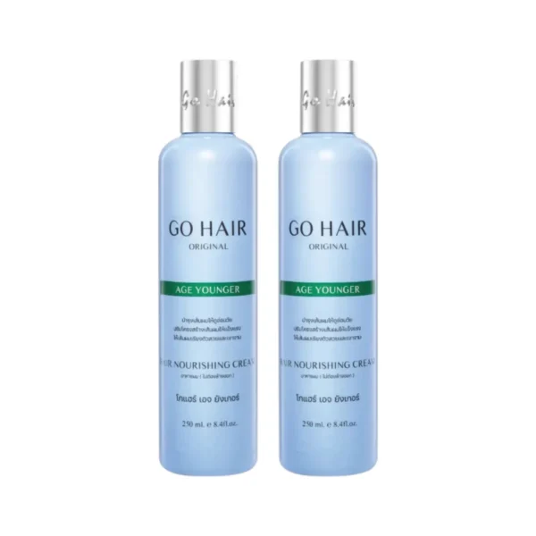 GO HAIR Age Younger อาหารผมสําหรับผมหยักศก 250ml X2