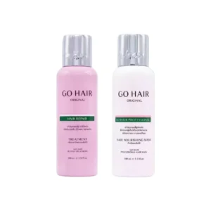 personal-care-1461 GO HAIR Repair Treatment + Professional Hair Mask ทรีตเมนต์คอลลาเจนและอาหารผมเส้นเล็ก 100ml X2
