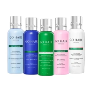 personal-care-1466 GO HAIR Set 100ml โกแฮร์เซ็ต 5 สูตร อาหารบํารุงผม ทรีทเมนต์ 100ml X5