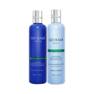 personal-care-1477 GO HAIR Extra Milk Treatment + Age Younger ทรีตเมนต์โปรตีนน้ํานมและอาหารผมหยักศก 250ml X2