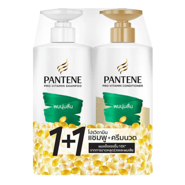personal-care-1481 แพนทีน แชมพู+ครีมนวด ซิลกี้สมูท 380+340 มล.
