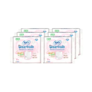 personal-care-1484 โซฟี มามี่ แพ้นท์ ผ้าอนามัยแบบกางเกง XL-XXL 2 ชิ้น x 6