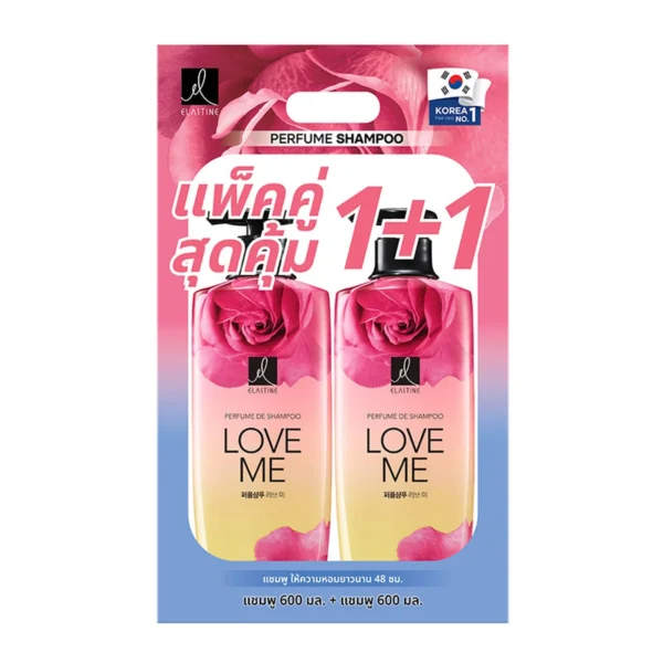 personal-care-1487 อีลาสติน แชมพู เพอร์ฟูม เดอ เลิฟ มี 600 มล. x 1+1