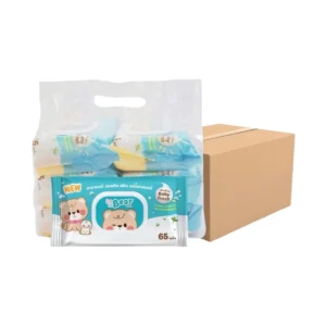 personal-care-1492 LALABEAR - ลาลาแบร์ ยกลัง 6 หิ้ว ทิชชู่เปียก ลาลาแบร์ กลิ่นเบบี้เฟรช Baby Fresh หอม สดชื่น อ่อนโยน จํานวน 65 แผ่น (ยกลัง 6 หิ้ว)
