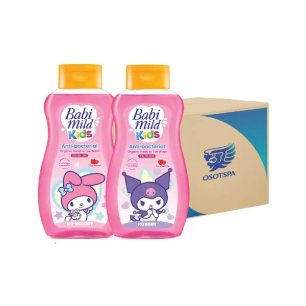 เบบี้มายด์ สบู่เหลวอาบสระ (มายด์คิดส์) Juicy Cutie (ชมพู) คละลาย 190ml x12