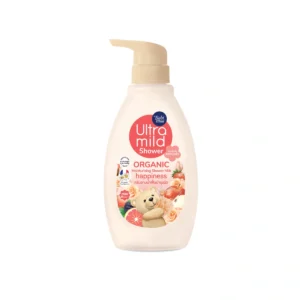personal-care-1528 อัลตร้ามายด์ ครีมอาบน้ํา มอยส์เจอร์ไรซิ่ง มิลค์ ออร์แกนิก แฮปปี้เนส 380 มล.
