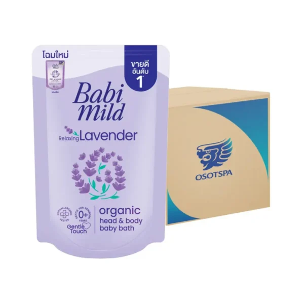 เบบี้มายด์ สบู่เหลวอาบน้ํา (เจล - ถุงเติม) Lavender (ลาเวนเดอร์) 350ml x12