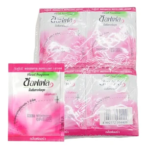 pest-air-005 ซอฟเฟล โลชั่นทากันยุง กลิ่นฟลอร่า 8 มล. x 24
