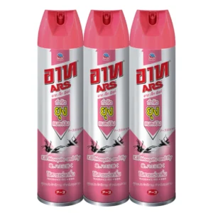 pest-air-025 อาท เจ็ท พิงค์ สเปรย์กําจัดยุง แมลงบิน ไร้สารแต่งกลิ่น 600 มล. x 3