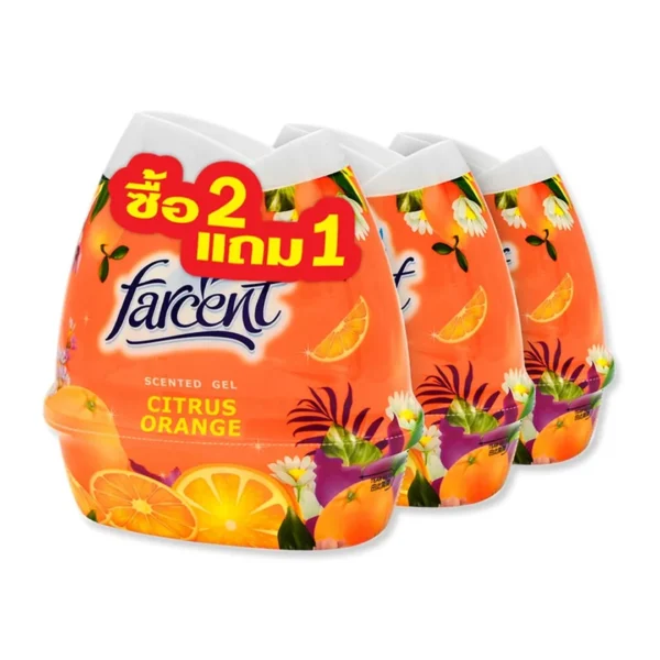 ฟาร์เซ็นท์ เจล เซนเต็ด กลิ่นส้ม 200 ก. x 2+1