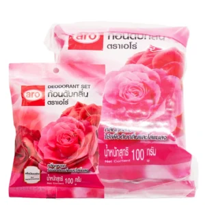 pest-air-091 เอโร่ ก้อนดับกลิ่น กุหลาบ 100 ก. x 3