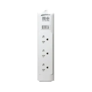 power-supply-0010 ชูโฟ ทิค ปลั๊กไฟ Plug 3 Way 1 Switch 3 ม. TIS P33 สีขาว
