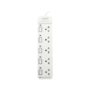 แอนิเทค ปลั๊กไฟ 5 Way 5 Switch 5 ม. รุ่น H2155 สีขาว