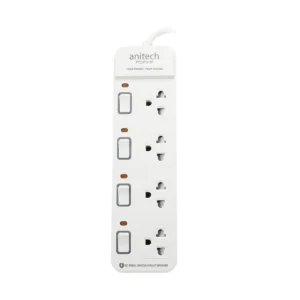 Anitech แอนิเทค ปลั๊กไฟ รุ่น H2143-WH สายยาว 3 เมตร [สินค้ารับประกัน 2 ปี]