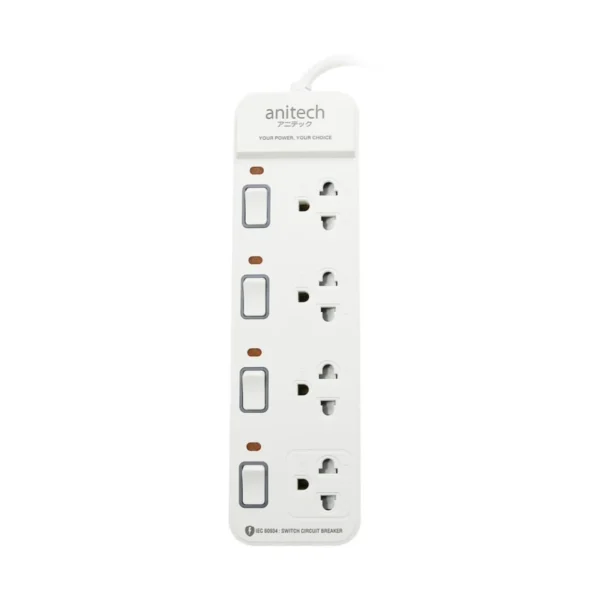 power-supply-0031 แอนิเทค ปลั๊กไฟ Plug รุ่น H2143-WH