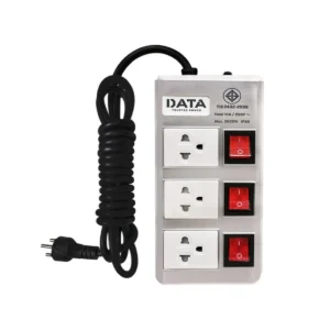ดาต้า ปลั๊กไฟ 3 Way 3 Switch 3M. HMDU3656 M3S Silver