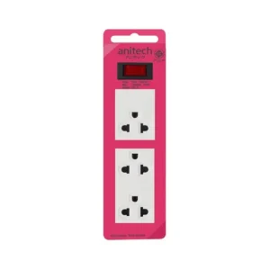 power-supply-0052 Anitech ปลั๊กไฟ มาตรฐาน มอก. รุ่น H613 ความยาวสายไฟ : 2 เมตร H613-PI