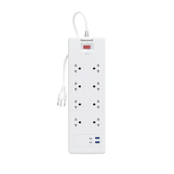 power-supply-0070 Honeywell ปลั๊กรางไฟป้องกันไฟกระชากแบบ 8 ช่อง พร้อมช่องเสียบ USB-A และ USB-C รุ่น HC000053