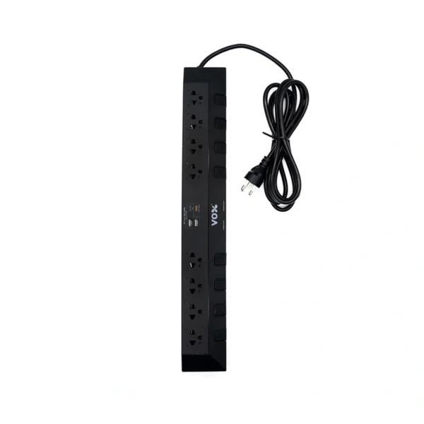 Vox ปลั๊กไฟ Studio 8Outlet 8Switch 2USB + 1Type-C PD20W BLACK