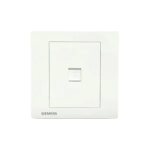 power-supply-0078 SIEMENS Relfa Plus เต้ารับโทรศัพท์ 4 สาย (พร้อมฝา) ขนาด 86 มม. สีขาว