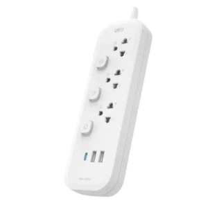 power-supply-0102 DELI ปลั๊กไฟมาตรฐานมอก.ตัดไฟอัตโนมัติ ปลอดภัย แบบ 3USB แยกสวิตซ์ 3 ช่อง 3เมตร