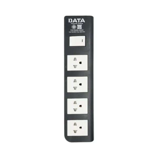 power-supply-0168 DATA ปลั๊กไฟ ดาต้า 3 4 ช่อง 1 2 สวิตช์ สาย 3 5 เมตร รุ่น APDW-Series ปลั๊กพ่วง มอกแท้ กันไฟกระชาก APDW4245 สาย 3 เมตร