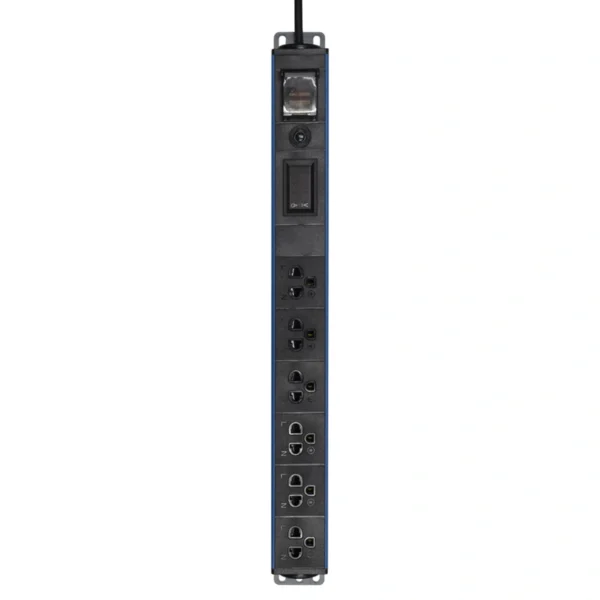จีลิงค์ รางปลั๊กไฟ PDU 6 ช่อง สาย 2 ม. รุ่น GPDU-10B สีฟ้า