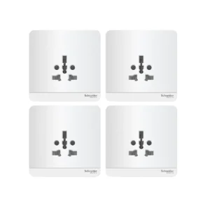 power-supply-0194 แพ็ค4 | Schneider Electric Socket-Outlet 16A 2P+3P British BS 1363A รุ่น AvatarOn E | E83426TS_WE