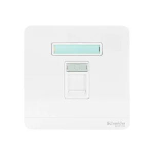 Schneider Electric ชุดเต้ารับคอมพิวเตอร์ Cat5E RJ45 รุ่น AvatarOn E สีขาว | E8331RJS5_WE | Ucanbuys