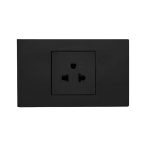 power-supply-0212 แพ็ค4 | BTicno ชุดเต้ารับเดี่ยว 3 ขา Socket 2P+E 16A 250V สีกราไฟต์ Graphite รุ่น Nexy